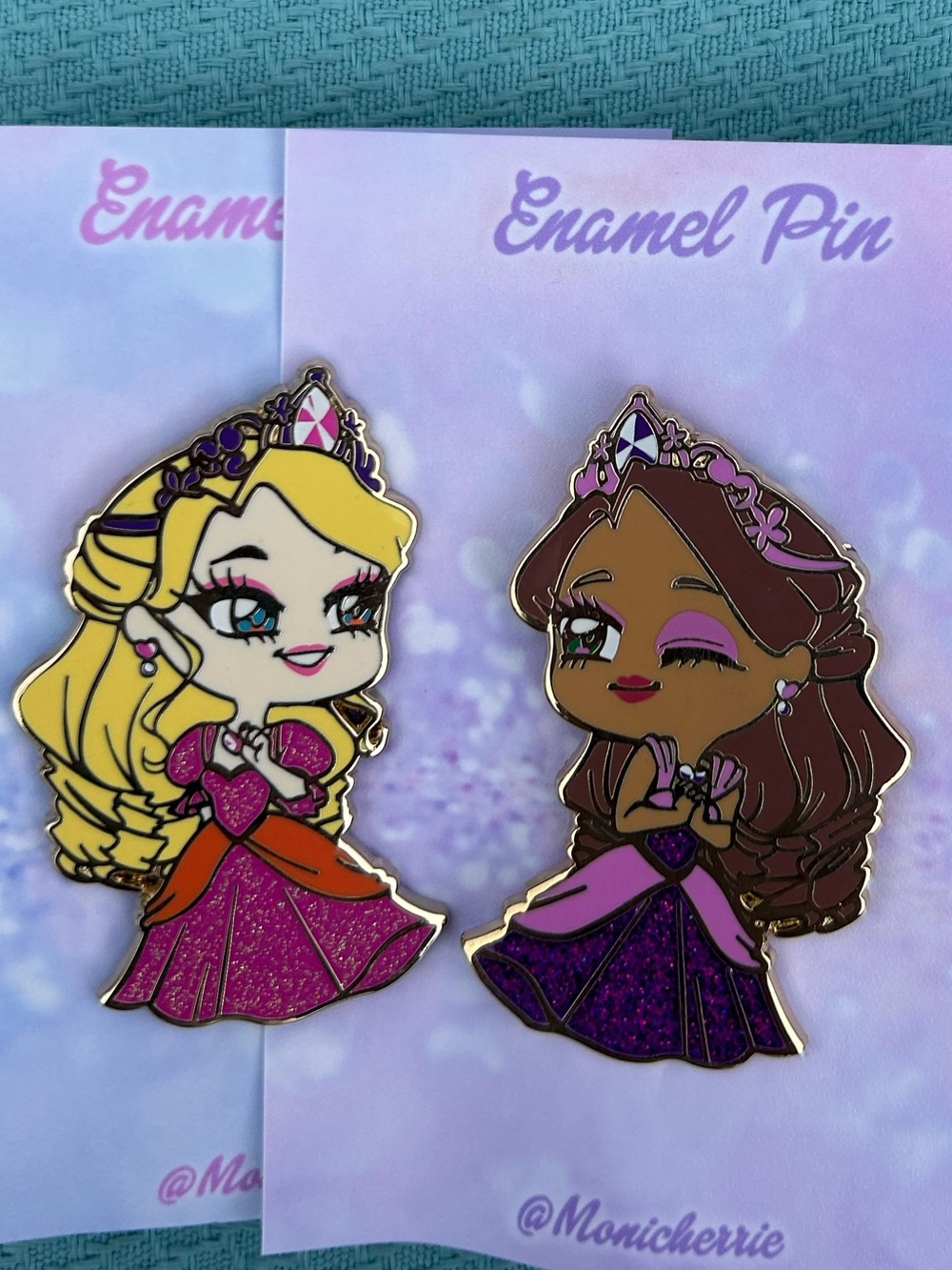 Barbie the diamond castle liana and Alexa pins
